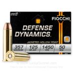 Fiocchi – 357 Mag – 125 gr SJHP – 500 Rounds