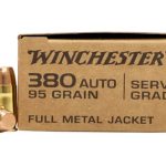 Winchester USA .380 ACP Ammunition 95 Grain 500 Rounds