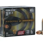 Federal Premium Personal Defense Ammunition 38 Special +P 130 Grain Hydra-Shok Deep Jacketed Hollow Point