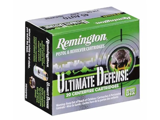 httpsblackhillsshooterssupply.comwp-contentuploads20250115-18.webp Remington HD Ultimate Defense Ammunition 38 Special +P 125 Grain Brass Jacketed Hollow Point - Image 1