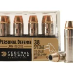 Federal Premium Personal Defense Reduced Recoil Ammunition 38 Special 110 Grain Hydra-Shok Jacketed Hollow Point Box of 20