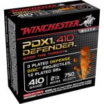 Winchester PDX1 Defender Ammunition 410 Bore 2-1/2″ 3 Disks over 1/4 oz BB Shot