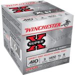 Winchester Super-X Xpert Game and Target Ammunition 410 Bore 3″ 3/8 oz #6 Non-Toxic Steel Shot