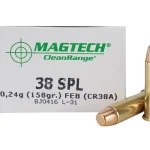 Magtech Clean Range Ammunition 38 Special 158 Grain Encapsulated Flat Nose