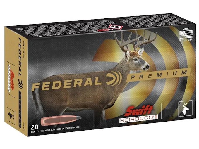 httpsblackhillsshooterssupply.comwp-contentuploads202501Federal-Premium-Ammunition-308-Winchester-165-Grain-Swift-Scirocco-II-Box-of-20-.webp Federal Premium Ammunition 308 Winchester 165 Grain Swift Scirocco II Box of 20 - Image 1