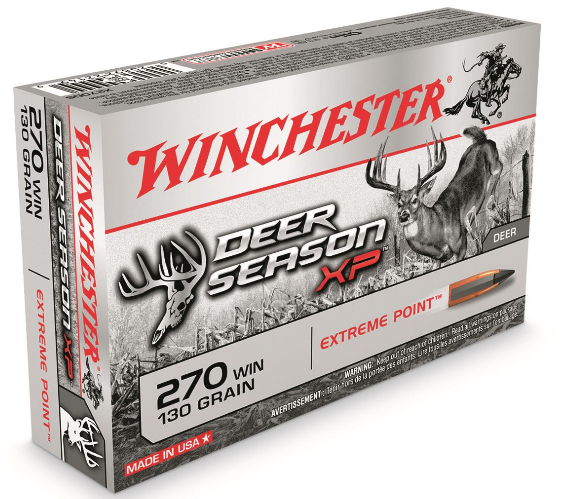 httpsblackhillsshooterssupply.comwp-contentuploads202501Winchester-Deer-Season-XP-.270-Winchester-Polymer-Tipped-Extreme-Point-130-Grain-20-Rounds-1.png Winchester Deer Season XP, .270 Winchester - Image 1