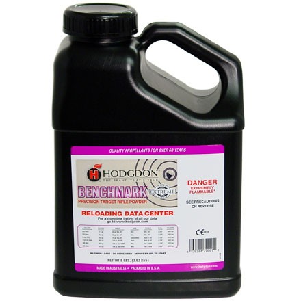 httpsblackhillsshooterssupply.comwp-contentuploads20250729-1.jpg Hodgdon Benchmark Smokeless Powder 8 Lbs - Image 1