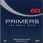 CCI Small Rifle Primers #400 Box of 1000 (10 Trays of 100)