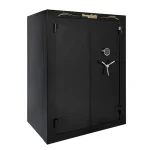 SnapSafe Super Titan XXL Double Door Fire-Resistant 56-Gun Modular Safe with Electronic Lock Black