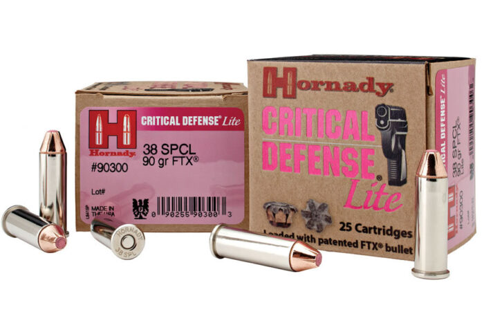httpsblackhillsshooterssupply.comwp-contentuploads20250819923-DEFAULT-l-700x467-1.jpg Hornady Critical Defense Lite, .38 Special, FTX, 90 Grain, 500 Rounds - Image 1