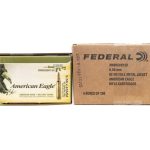 Federal American Eagle 5.56x45mm NATO M855 Ammo 62 Grain Green Tip FMJ 150 Round Pack [XM855BK150]