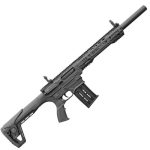 Charles Daly AR-12T 12 Gauge AR Style Semi Auto Shotgun 18.5″ Barrel 5 Round Box Magazine Polymer Furniture Flat Top/Flip Up Sights Fixed Stock Black Finish