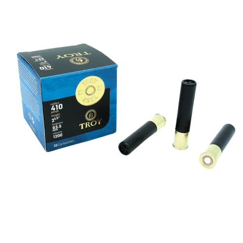 httpsblackhillsshooterssupply.comwp-contentuploads202508E7AF15D4-AC5C-4DAD-85B1-B7BB3A4AA4D7.jpeg Troy – 410 Bore – 2-1/2″ – #7.5 – 1/2oz – 1200fps (500 rounds) - Image 1