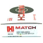 Hornady Match 300 Win Mag 195gr ELD Match Ammunition – 200rds [82180]