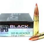 Hornady Black 300 AAC Blackout Ammo 110 grain V-Max, 200rds [80873]