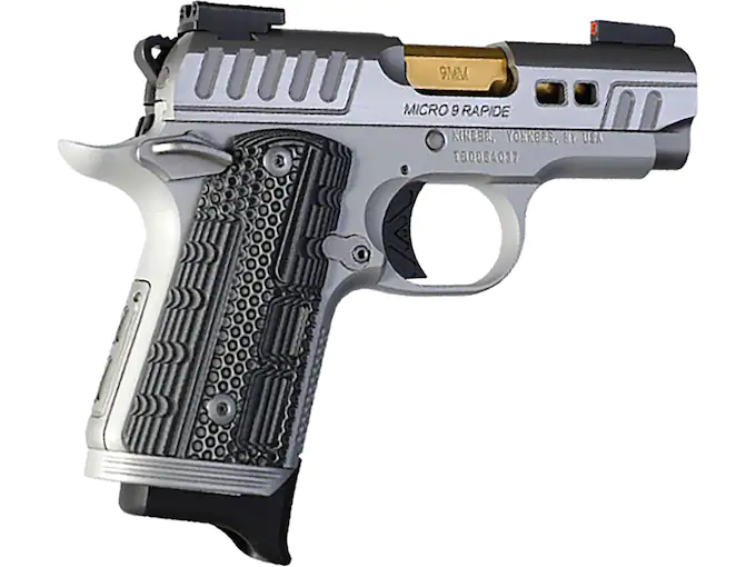 httpsblackhillsshooterssupply.comwp-contentuploads202508Kimber-Micro-9-Rapide-Dawn-Semi-Automatic-Pistol-9mm-Luger-3.1522-Barrel-7-Round-Gold-Stainless-1.webp Kimber Micro 9 Rapide Dawn Semi-Automatic Pistol 9mm - Image 1