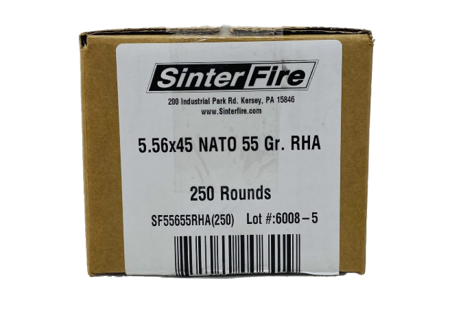 httpsblackhillsshooterssupply.comwp-contentuploads202508SinterFire-5.56x45mm-NATO-Ammunition-2.png SinterFire 5.56x45mm NATO Ammunition - Image 1