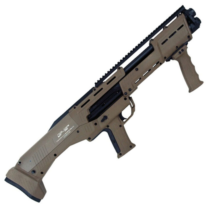 httpsblackhillsshooterssupply.comwp-contentuploads202508Standard-Manufacturing-DP-12-12-Gauge-Double-Barrel-Pump-Action-Shotgun-18-7822-Barrels-16-Rounds-FDE-700x700-1.jpeg Standard Manufacturing DP-12 12 Gauge Double Barrel Pump Action Shotgun, 18 7/8″ Barrels, 16 Rounds, FDE - Image 1