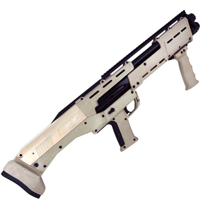 httpsblackhillsshooterssupply.comwp-contentuploads202508Standard-Manufacturing-DP-12-12-Gauge-Double-Barrel-Pump-Action-Shotgun-18-7822-Barrels-16-Rounds-Tan-700x700-1.jpeg Standard Manufacturing DP-12 12 Gauge Double Barrel Pump Action Shotgun, 18 7/8″ Barrels, 16 Rounds, Tan - Image 1