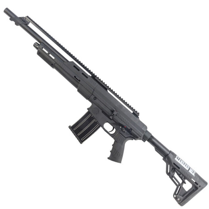 httpsblackhillsshooterssupply.comwp-contentuploads202508Standard-Manufacturing-SKO-12-Semi-Auto-Shotgun-12-Gauge-18.522-Barrel-5-Round-Detachable-Box-Magazine-6-Position-Adjustable-Stock-AR-style-Controls-Matte-Black-Finish-700x700-1.jpeg Standard Manufacturing SKO-12 Semi Auto Shotgun 12 Gauge 18.5″ Barrel 5 Round Detachable Box Magazine 6 Position Adjustable Stock AR-style Controls Matte Black Finish - Image 1