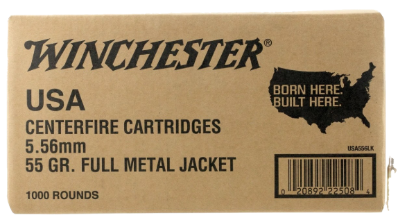 httpsblackhillsshooterssupply.comwp-contentuploads202508USA556LKY__39576.1590068052-1-1.png Winchester 5.56 Nato Ammunition 500 Rounds Brass Casing 500 Rds - Image 1