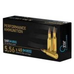 ZSR 5.56 NATO Ammunition 1500 Rounds 62 Grain FMJ Green Tip M855