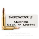 7.62×51 – 135 Grain HP – Winchester – 200 Rounds