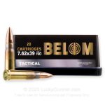 7.62×39 – 123 Grain FMJ – Belom – 480 Rounds