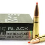 Hornady Black 300 AAC Blackout Ammo 208 grain A-Max, 200 Rounds [80891]