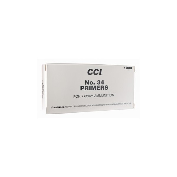 httpsblackhillsshooterssupply.comwp-contentuploads202508m34.jpg CCI PRIMER M34 7.62mm NATO-SPEC 1000/BOX - Image 1