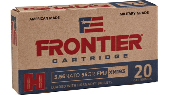 httpsblackhillsshooterssupply.comwp-contentuploads202508opplanet-hornady-ammo-5-56-nato-55gr-fmj-m193-20-fr200-main-1-1-700x394-1.jpg Hornady Frontier-5.56x45mm Nato 500 Rounds - Image 1