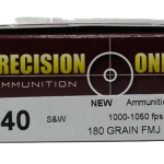 Precision One 40 S&W Ammunition Brass 500 Rounds