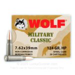 7.62×39 – 124 gr HP – WOLF WPA MC – 1000 Rounds
