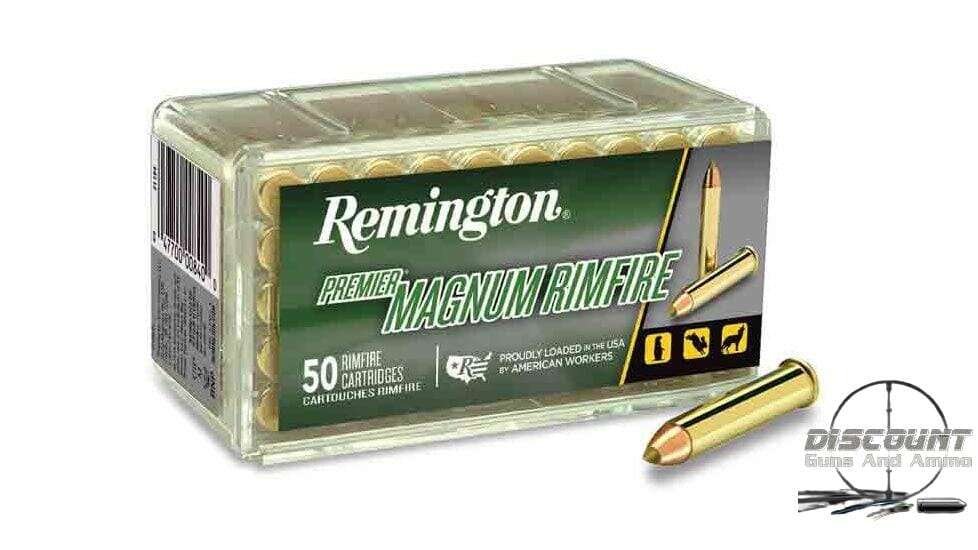 httpsblackhillsshooterssupply.comwp-contentuploads20251111111-10-978x550-1-978x550-1.jpg Remington Premier Rimfire .22 Winchester Magnum Rimfire 33 Grain AccuTip-V Brass Cased Rimfire Ammo, 500 Rounds - Image 1