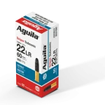 Aguila 22 Sniper Subsonic 60gr 22LR Ammunition – Lead Solid Point Rimfire Target/Range 1000 Per case 50 Per Box