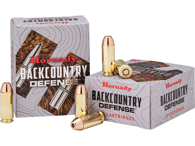 httpsblackhillsshooterssupply.comwp-contentuploads20251135g4tg4.jpg Hornady Backcountry Defense 9mm Luger +P Ammo 138 Grain DGH Protected Jacketed Hollow Point Box of 25 - Image 1