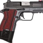 Kimber CDS9 9mm Luger Pistol 3.18″ Barrel 15+1 Round Black Slide Orange/Black Grip Gray Frame
