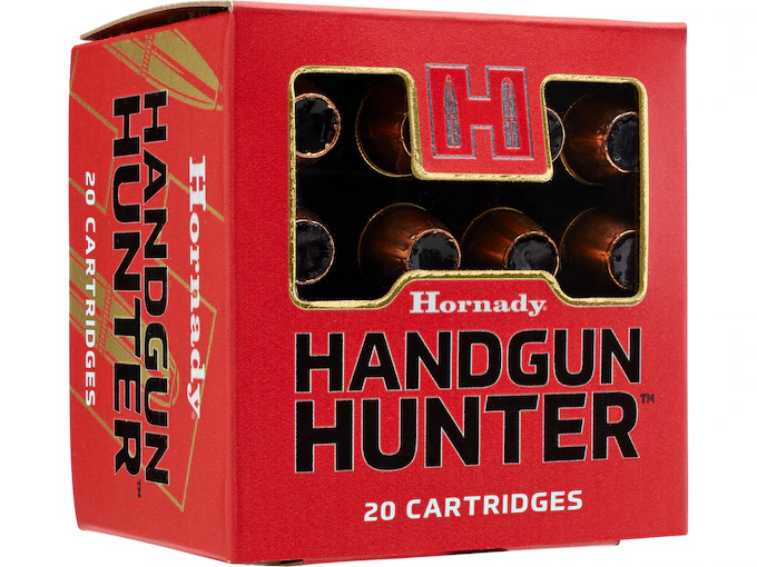 httpsblackhillsshooterssupply.comwp-contentuploads2025116u4eu4.webp Hornady Handgun Hunter 9mm Luger +P Ammo 115 Grain Hornady MonoFlex Solid Hollow Point Lead Free Box of 25 - Image 1
