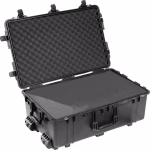 Pelican 1650 Accessories Case with Pre-Scored Foam Insert and Wheels
