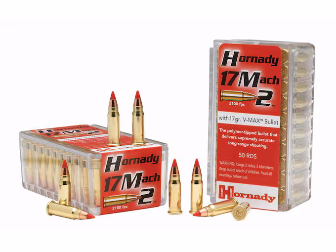 httpsblackhillsshooterssupply.comwp-contentuploads202511974425.avif Hornady 17 Mach 2 17gr V-MAX Varmint Express Rimfire - Image 1