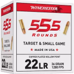 Federal Premium HammerDown 22LR Ammo 40 Grain Plated Hollow Point