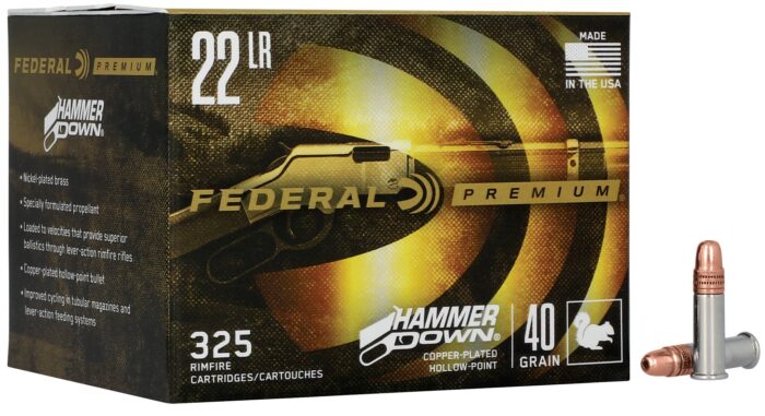 httpsblackhillsshooterssupply.comwp-contentuploads202511kggk-700x381-1.jpg Federal Premium HammerDown 22LR Ammo 40 Grain Plated Hollow Point - Image 1