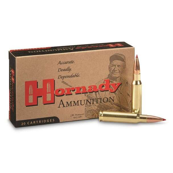 httpsblackhillsshooterssupply.comwp-contentuploads202511media__69871-608x608-1.jpg HORNADY 308 Win. 168 Grain ELD Match Ammo 200 Round Box (80966) - Image 1