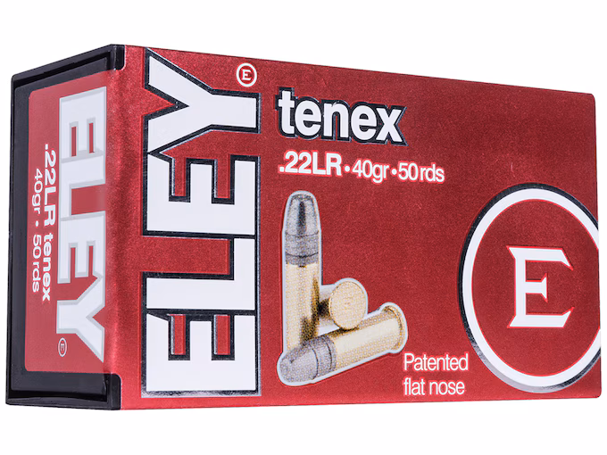 httpsblackhillsshooterssupply.comwp-contentuploads202511tgltgl.avif Eley Tenex EPS 22LR Ammo 40 Grain Flat Nose - Image 1