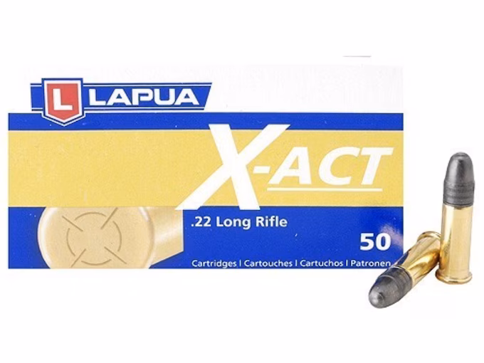 httpsblackhillsshooterssupply.comwp-contentuploads202511thrhrhr.avif Lapua X-Act 22LR Ammo 40 Grain Round Nose - Image 1