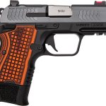 Kimber CDS9 9mm Luger Pistol 3.64″ Threaded Barrel 15+1 Round Gray Slide Orange/Black Grip Black Frame