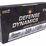 Fiocchi Defense Dynamics 9mm Luger Ammo 124 Grain Jacketed Hollow Point