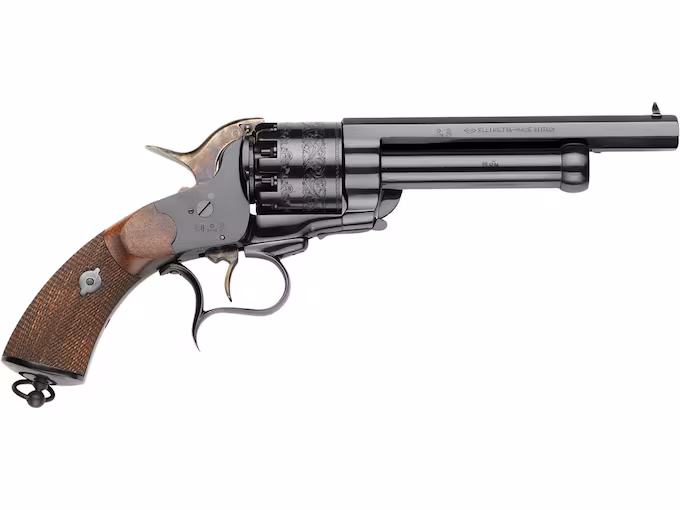 httpsblackhillsshooterssupply.comwp-contentuploads202511yh5hju66.avif Pietta LeMat Cavalry Black Powder Revolver 44 Caliber 6.75″ Blued Barrel Steel Frame - Image 1