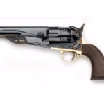 Taylor’s & Company Pietta 1860 Army Sheriff Fluted Black Powder Revolver 44 Caliber 5.5″ Blued Barrel Case Hardened Frame Walnut Grip