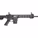 Smith & Wesson M&P 15-22 Sport California Compliant Semi Automatic Rifle 22 Long Rifle 16.5″ Black Threaded Barrel Black Frame Black Fixed Stock
